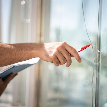 broken glass repair in Cocoa, FL